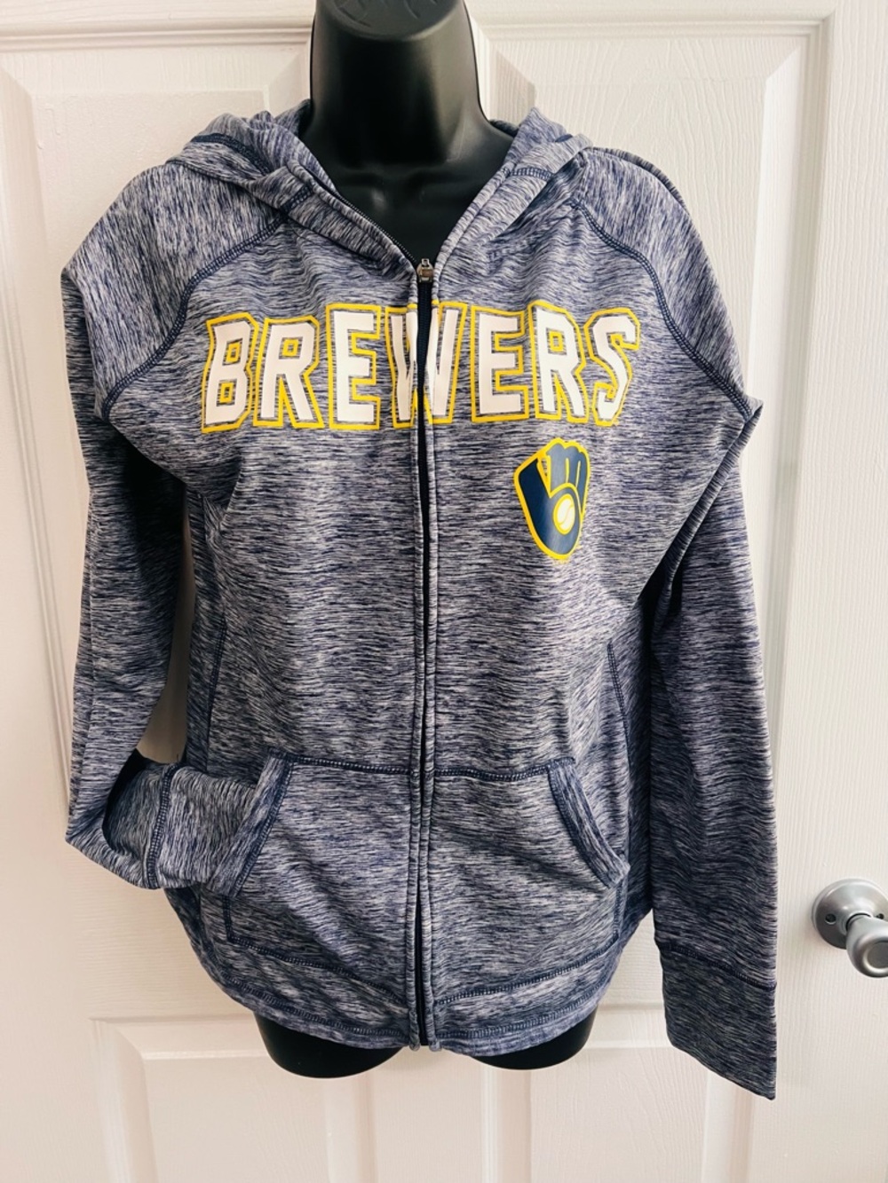Milwaukee Brewers Zip-Up Hoodie Jacket